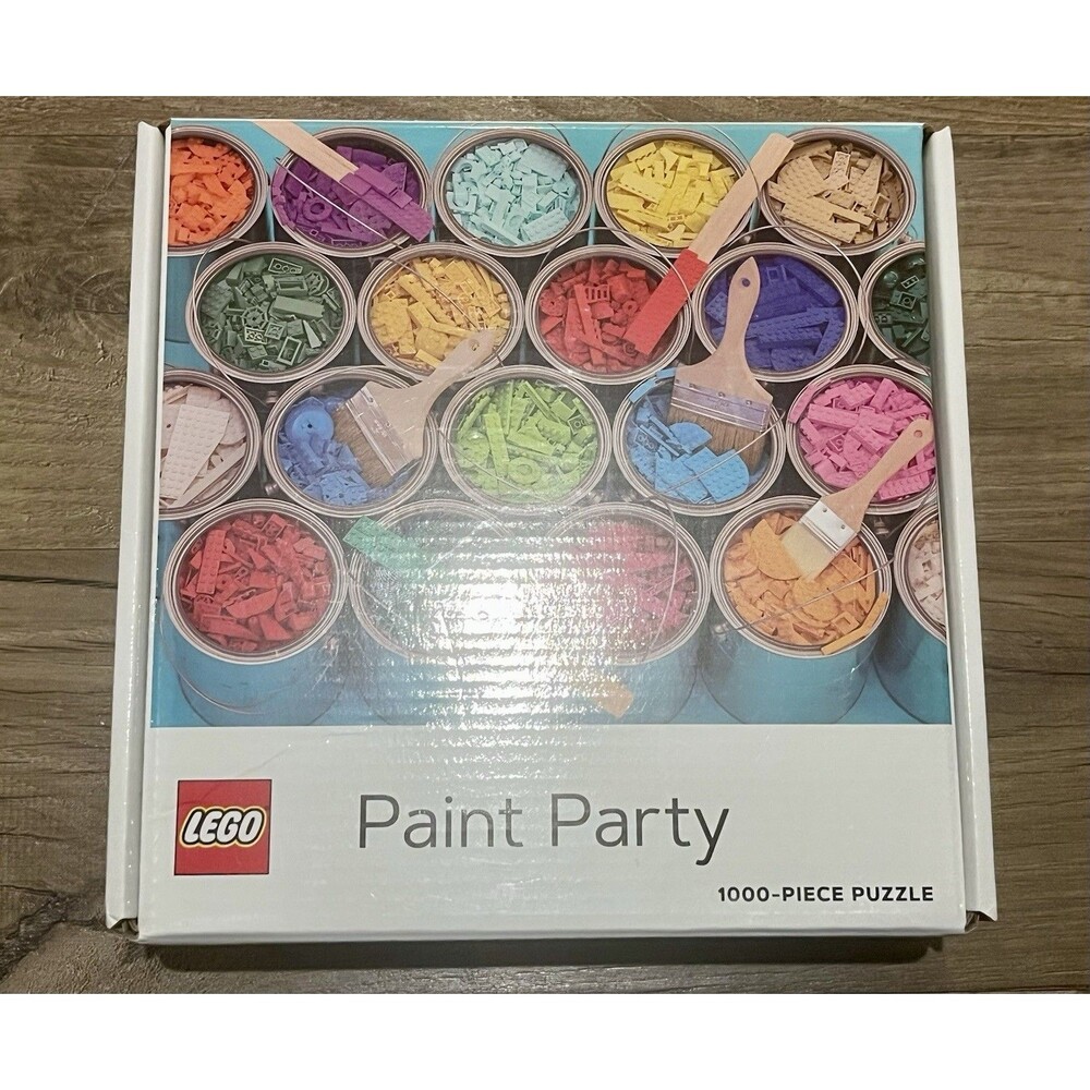 LEGO Paint Party Jigsaw Puzzle 1000 Pieces, 25"x20" Age 9+